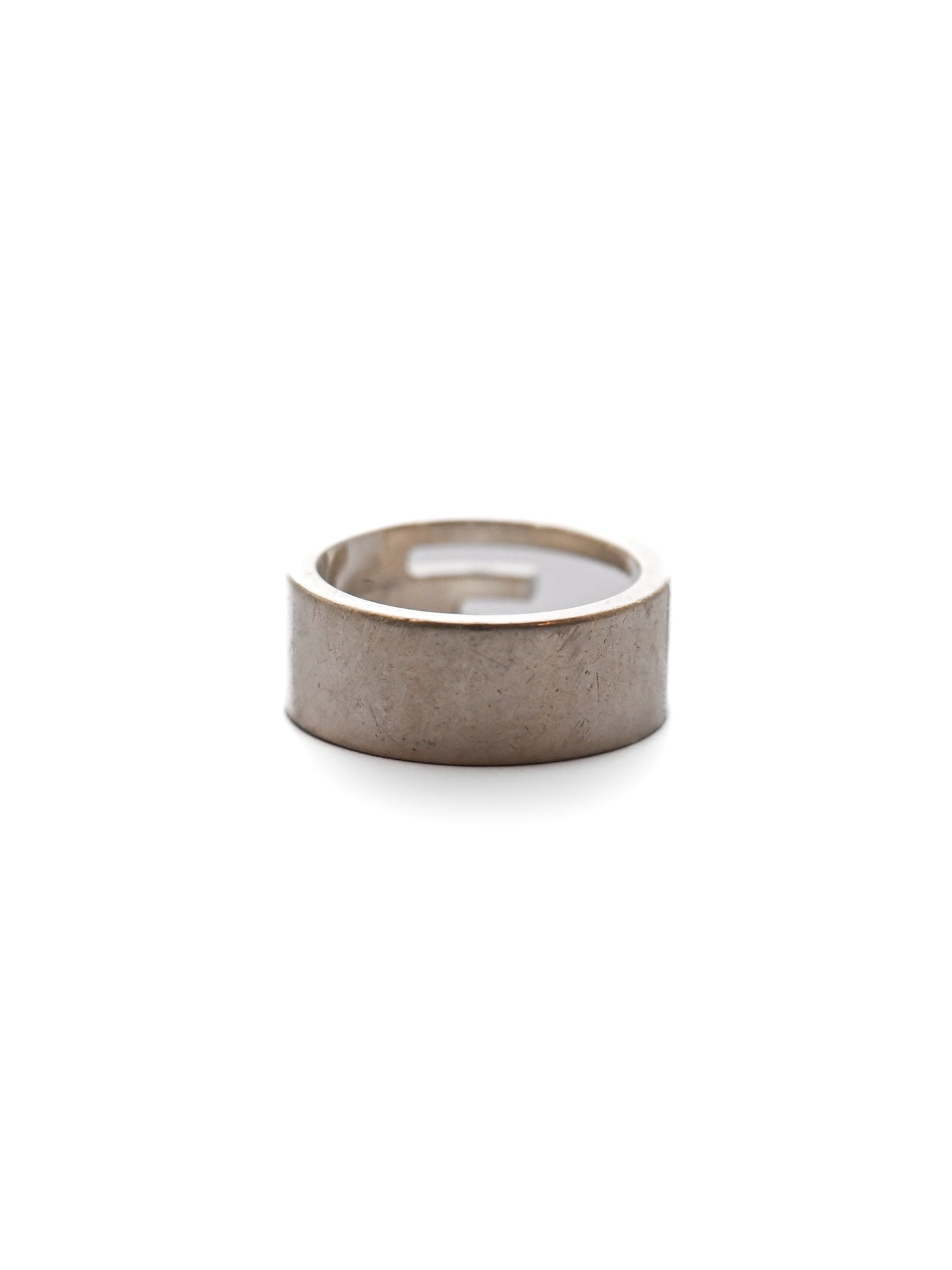 Gucci Hollow "G" Sterling Silver Ring