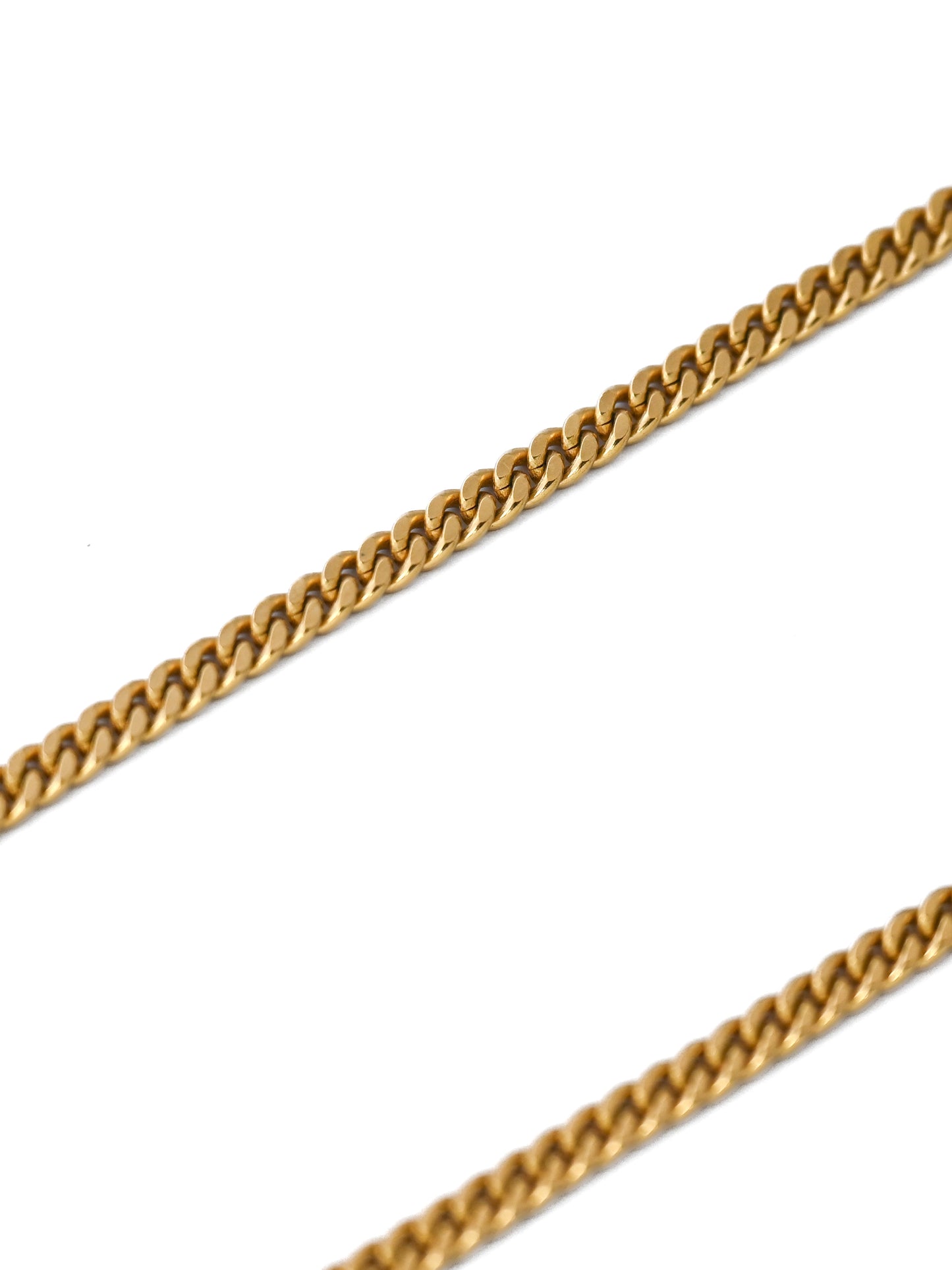 Dior Purple Rhinestone Cuban Chain Necklace