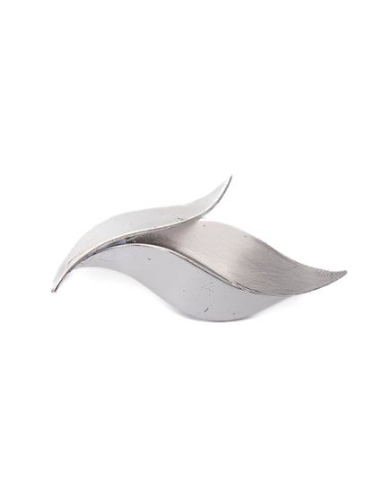 Dior Leaf Sterling Silver Brooch