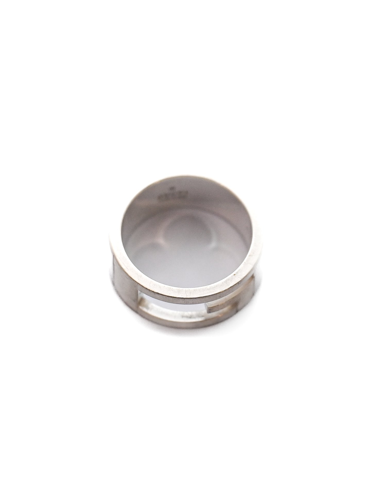 Gucci Hollow "G" Sterling Silver Ring