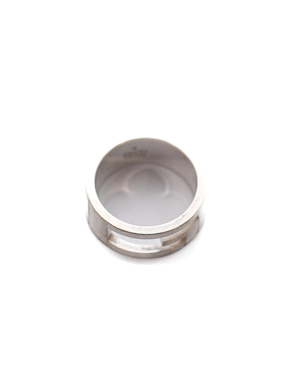 Gucci Hollow "G" Sterling Silver Ring