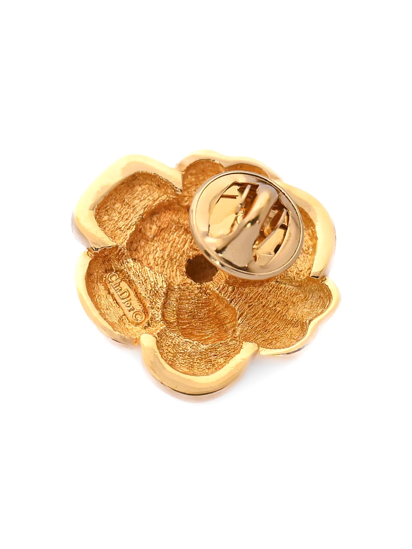 Dior Camellia Flower Pin