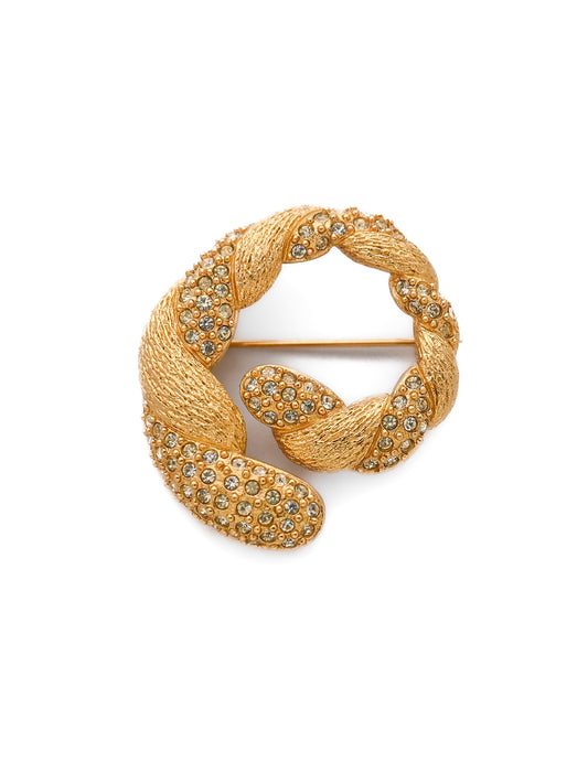 Dior Spiral Brooch