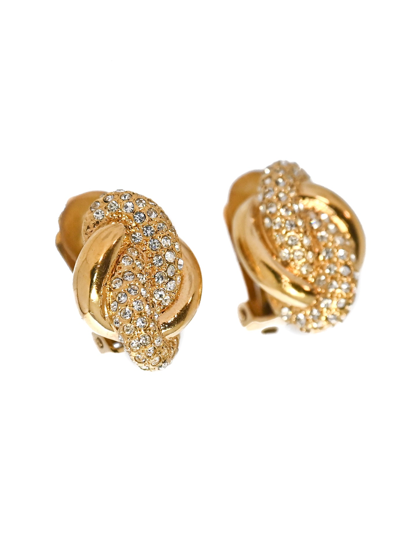 Dior Knot Clip Earrings