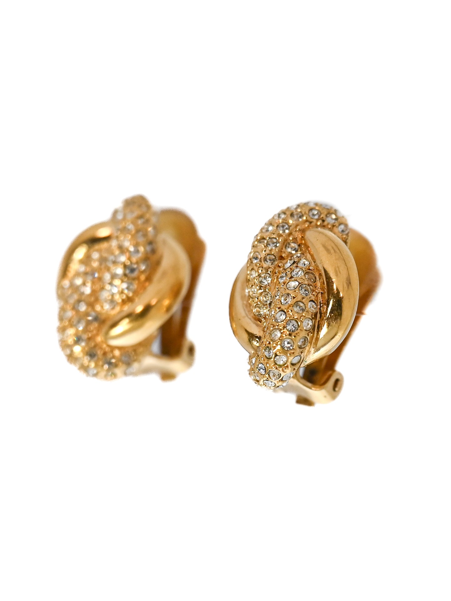 Dior Knot Clip Earrings