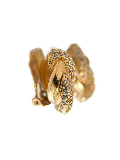 Dior Knot Clip Earrings
