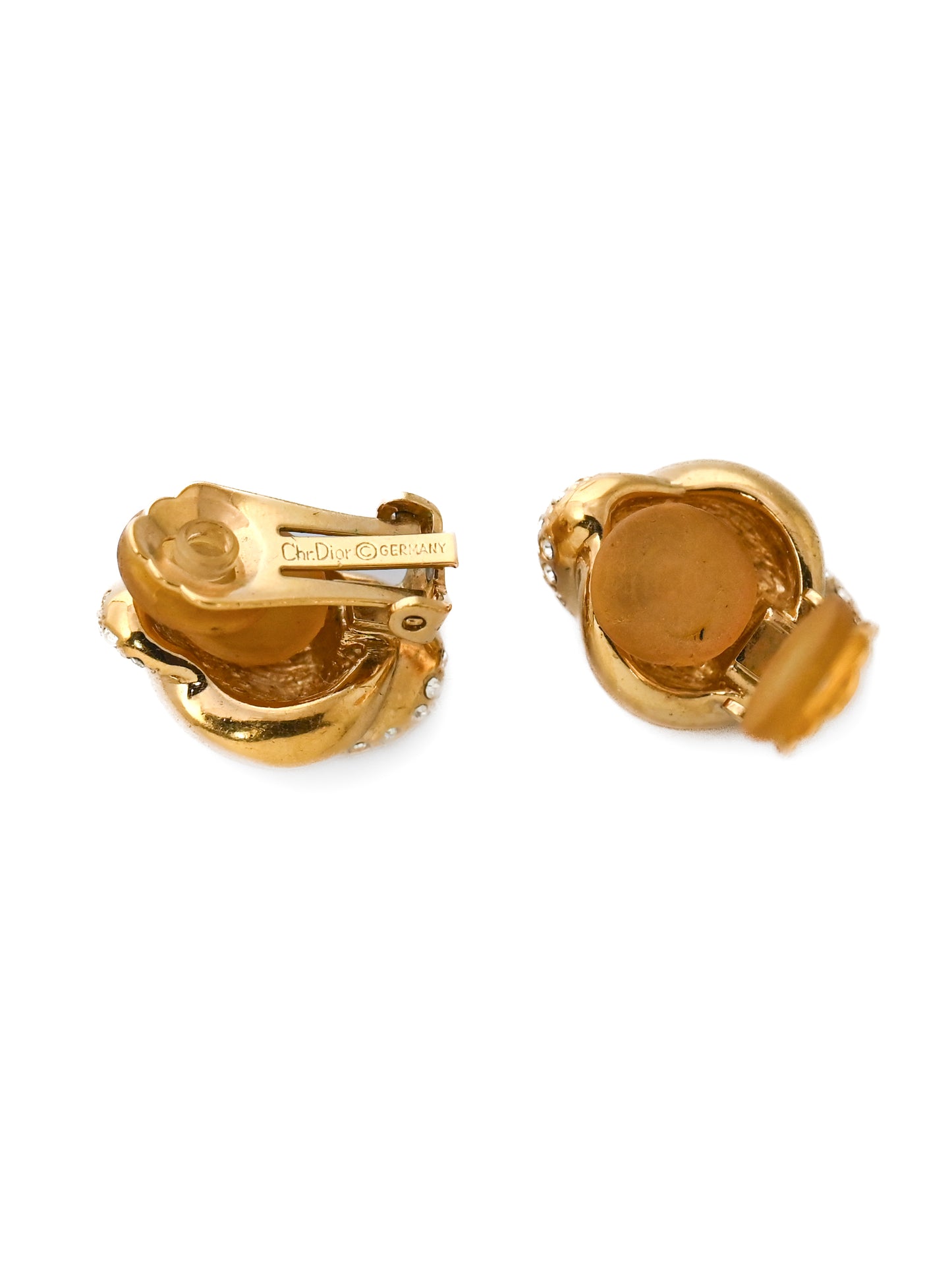 Dior Knot Clip Earrings