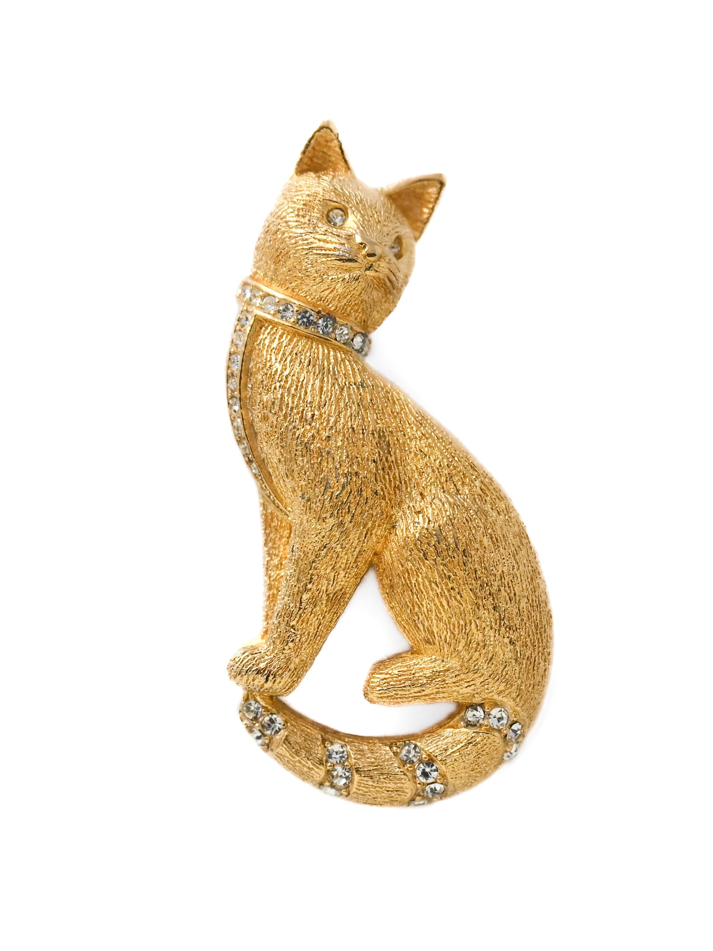 Dior Sitting Cat Brooch