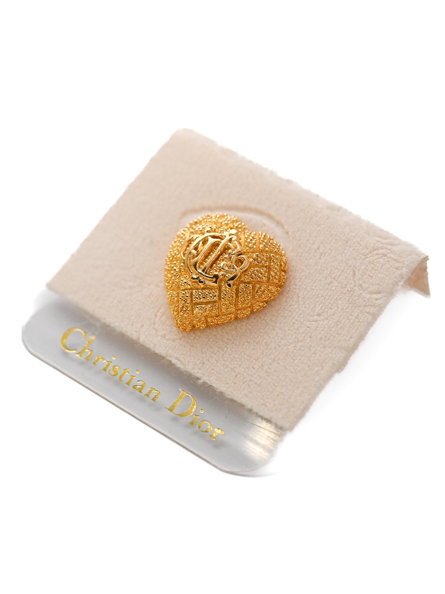 Dior Pumpkin Carriage Heart Pin