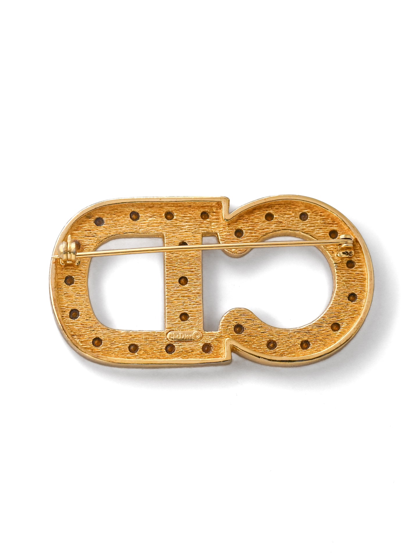 Dior "CD" Monogram Brooch