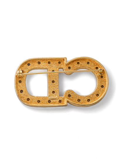 Dior "CD" Monogram Brooch