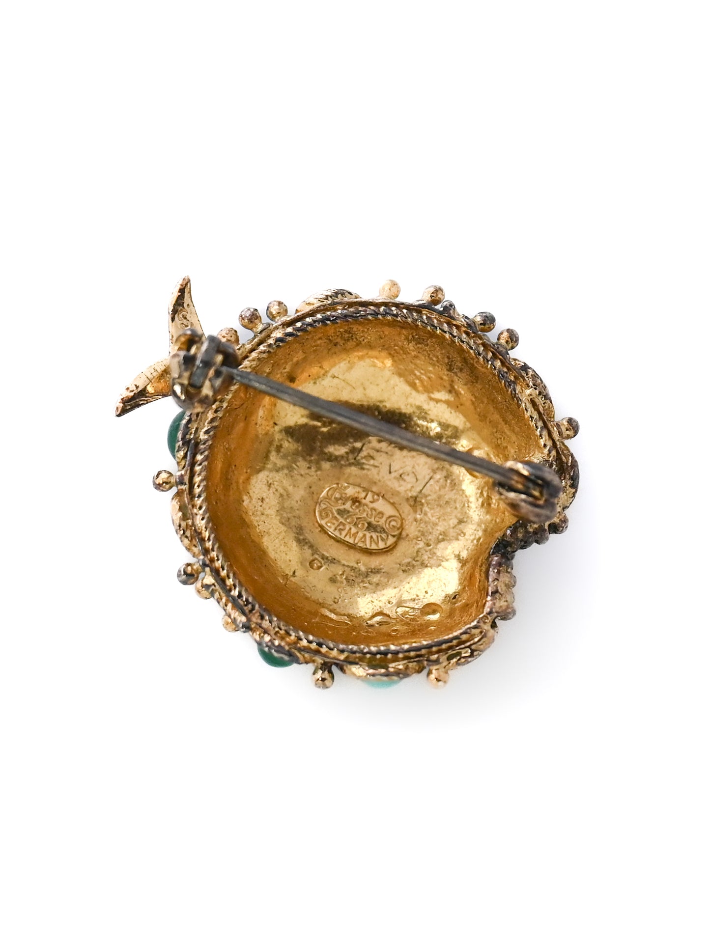 Grossé 1966 Fruit Glass Cabochon Brooch