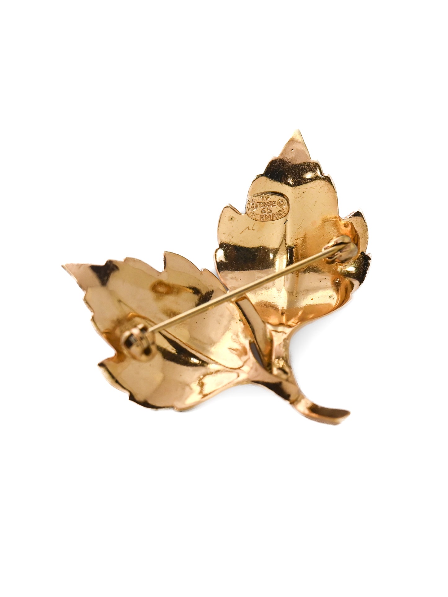 Grossé 1965 Leaf Brooch