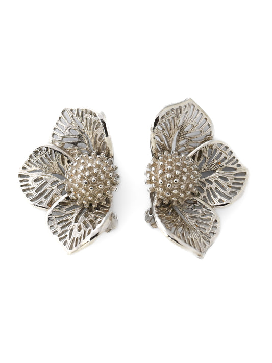 Judy Lee Mistletoe Clip Earrings