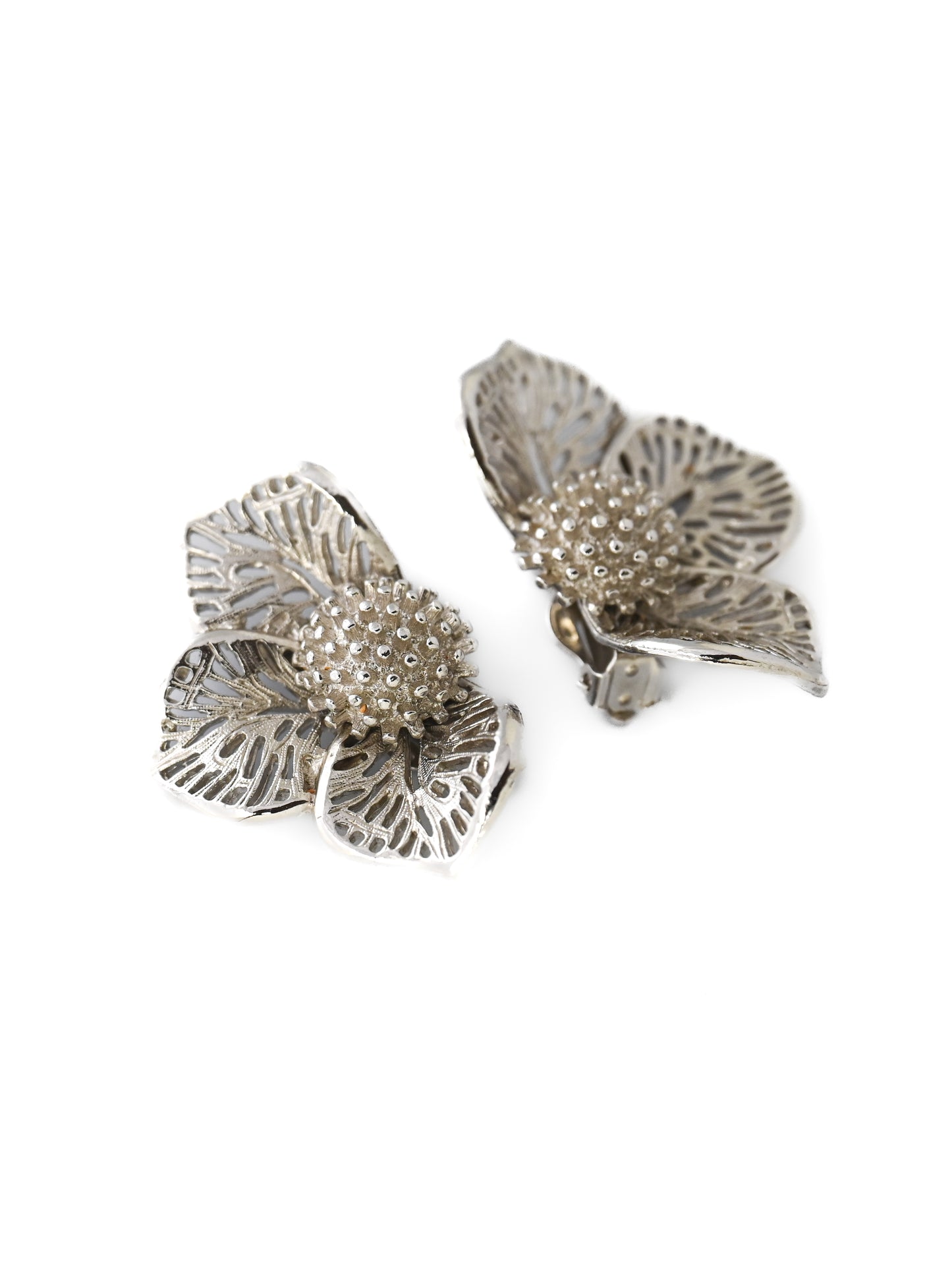 Judy Lee Mistletoe Clip Earrings