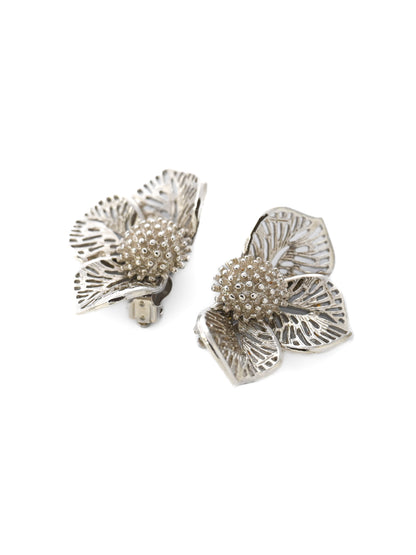 Judy Lee Mistletoe Clip Earrings