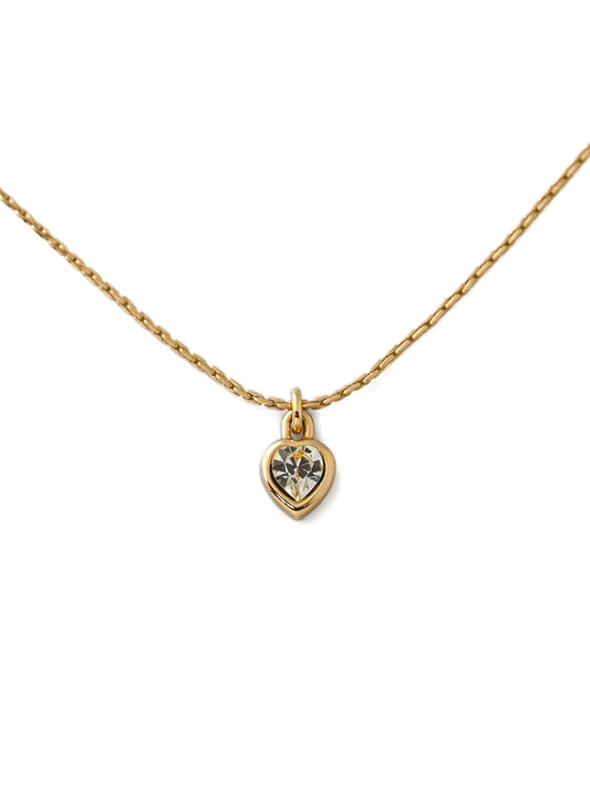 Dior Heart Rhinestone Necklace