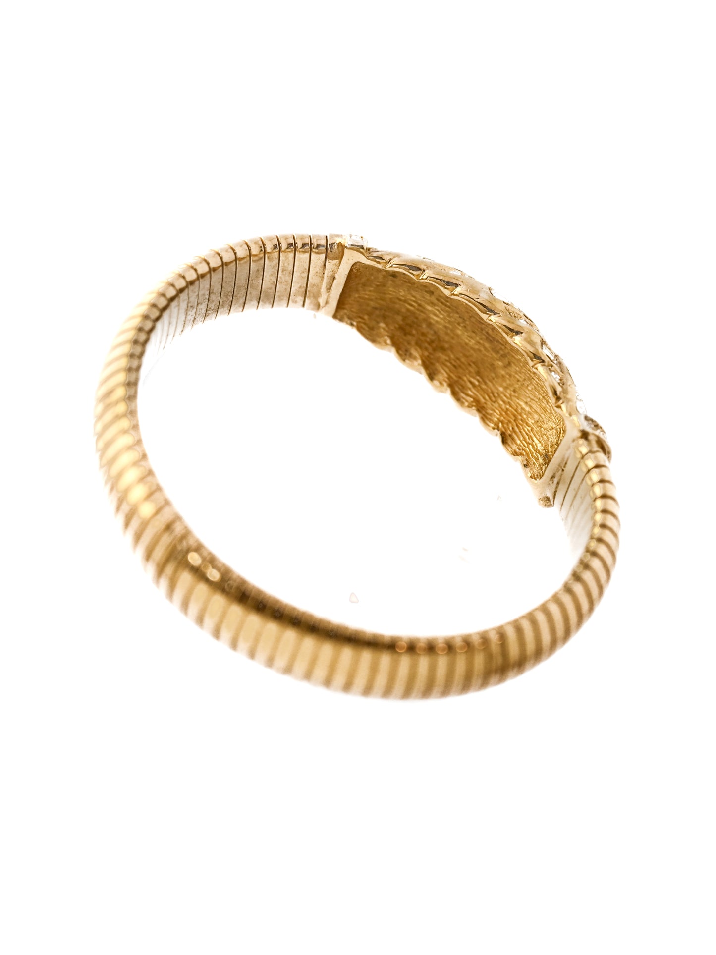 Dior Rhinestone Elastic Bangle