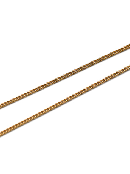 Dior Logo Rhinestone Chain Necklace