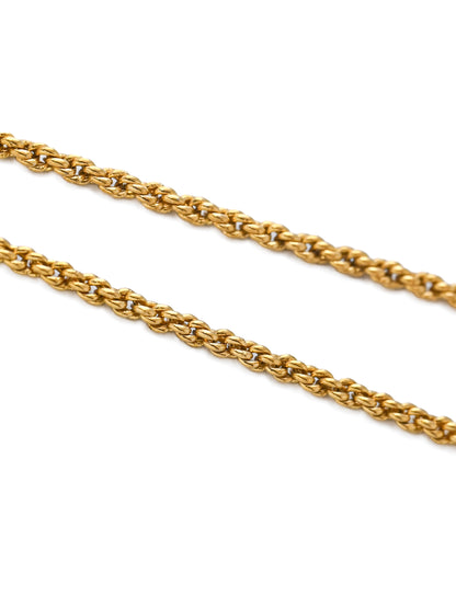 Dior Pearl Drop Rope Chain Necklace