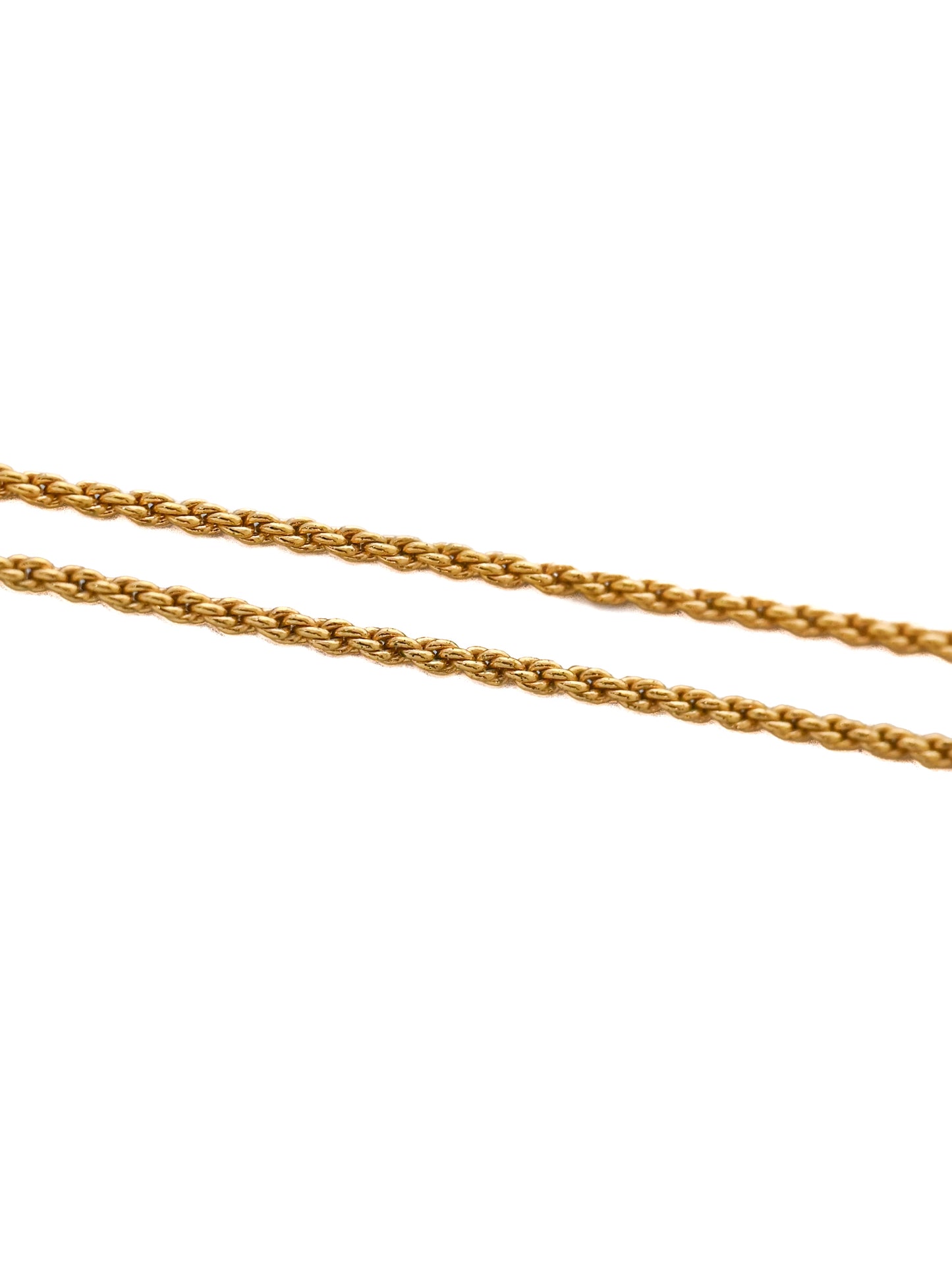 Dior Mini Rhinestone Rope Chain Necklace