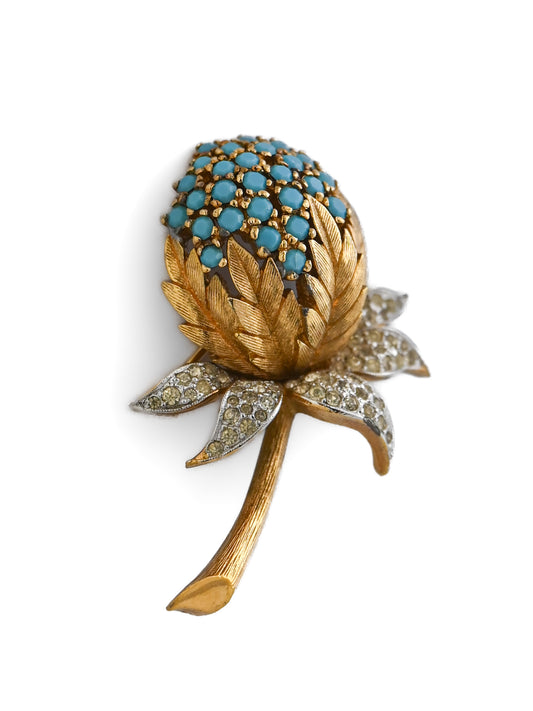 Panetta Thistle Flower Brooch